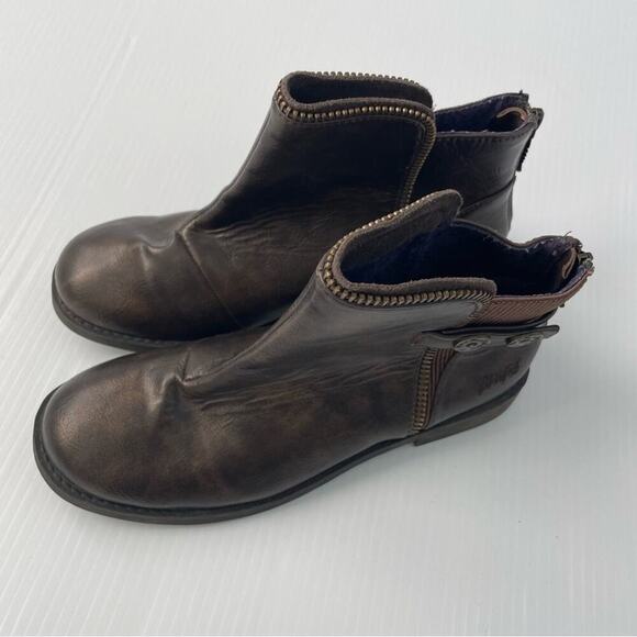 🆕 Blowfish kids short boots booties size 6 brown - Picture 2 of 12